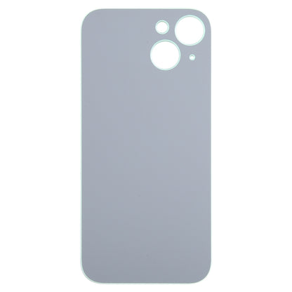 For iPhone 15 Easy Replacement Big Camera Hole Glass Back Battery Cover(Green) -  by buy2fix | Online Shopping UK | buy2fix