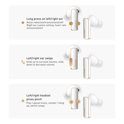 HUAWEI FreeBuds Pro 2 + TWS Extrasensory Perception Wireless Earphone Support Heart Rate & Body Temperature Monitoring(White) - Bluetooth Earphone by Huawei | Online Shopping UK | buy2fix