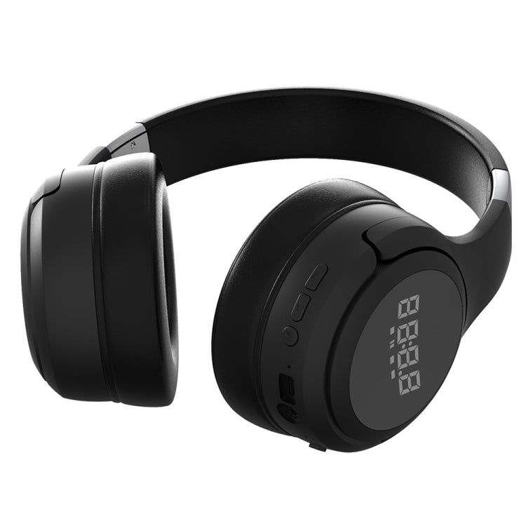 ZEALOT B28 Folding Headband Bluetooth Stereo Music Headset with Display (Black) - Headset & Headphone by ZEALOT | Online Shopping UK | buy2fix