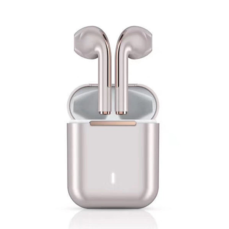 J18 Bluetooth 5.0 TWS Wireless Binaural Bluetooth Earphone with Charging Box(Rose Gold) - TWS Earphone by buy2fix | Online Shopping UK | buy2fix