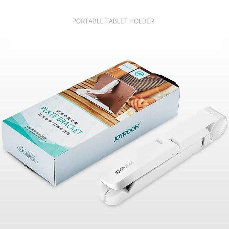 JOYROOM ZS120 Universal Foldable Adjustable Holder Stand(White) - Desktop Holder by JOYROOM | Online Shopping UK | buy2fix