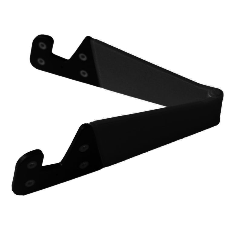 V Shape Universal Mobile Phone Tablet Bracket Holder (Black) - Desktop Holder by buy2fix | Online Shopping UK | buy2fix