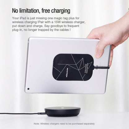 NILLKIN NKR01 For iPad 9.7 / 10.2 inch & iPad Air 10.5 inch & iPad Pro 10.5 inch Long Magic Tag Plus QI Standard Wireless Charging Receiver with 8 Pin Port - Wireless Charger Receiver by NILLKIN | Online Shopping UK | buy2fix