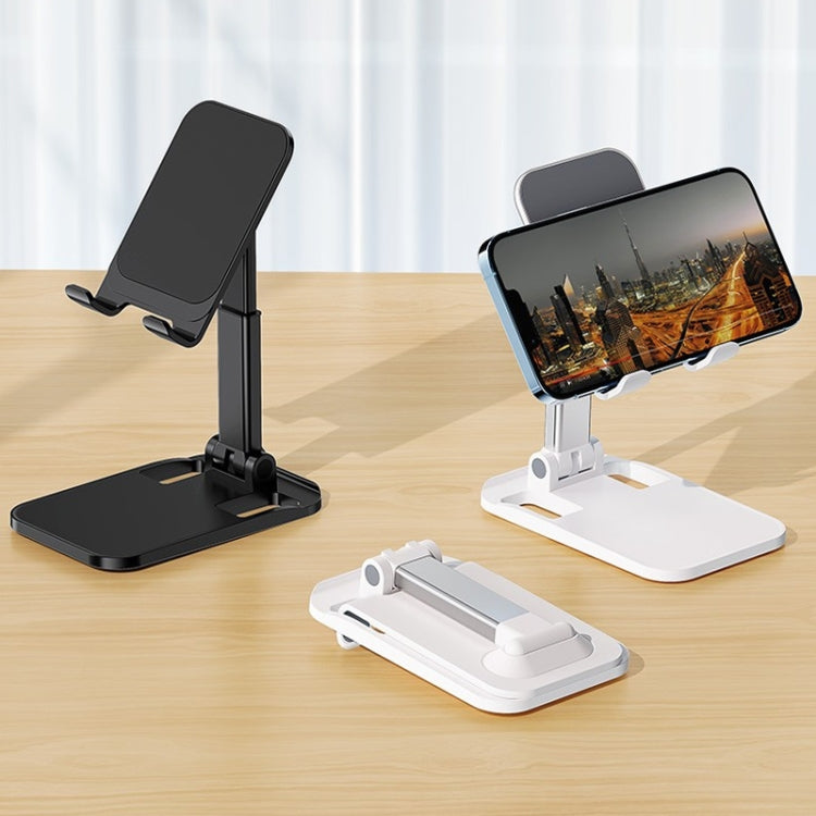 ROCK Desktop Folding Mobile Phone Holder (White) - Desktop Holder by ROCK | Online Shopping UK | buy2fix