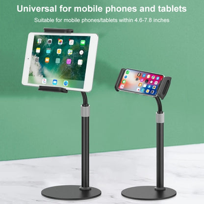 ZM17 Retractable Rotatable Outdoor Selfie Desktop Phone Stand for 4.6-7.8 inch Mobile Phones / Tablets (Black) - Desktop Holder by buy2fix | Online Shopping UK | buy2fix
