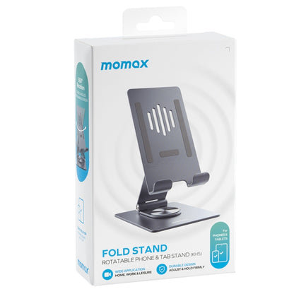 MOMAX KH5E Aluminum Alloy Rotating Folding Tablet Phone Holder - Desktop Holder by MOMAX | Online Shopping UK | buy2fix