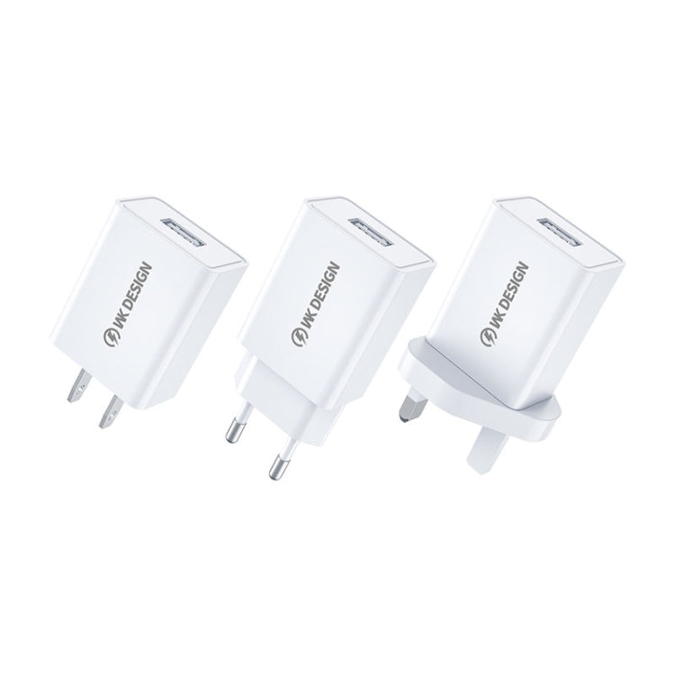 WK WP-U118 10W Single USB Port Travel Charger Power Adapter, EU Plug - Apple Accessories by WK | Online Shopping UK | buy2fix