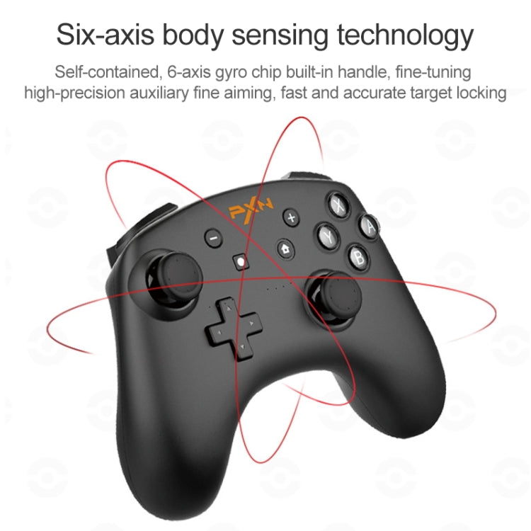 PXN PXN-V9607 Wireless Bluetooth Game Handle Controller with Somatosensory Vibration for Nintendo Switch / PC - Gamepads by PXN | Online Shopping UK | buy2fix