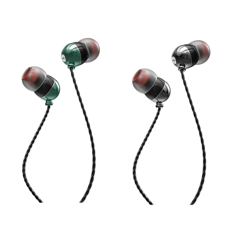 WK Y29 JINQUE Series 3.5mm In-Ear HIFI Stereo Wired Earphone, Length: 1.2m (Tarnish) - In Ear Wired Earphone by WK | Online Shopping UK | buy2fix