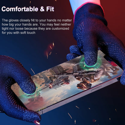 ROCK i28 Super Conductive Silver Fiber Anti-sweat Sensitive Touch Gaming Gloves - Gaming Finger Sleeves by buy2fix | Online Shopping UK | buy2fix