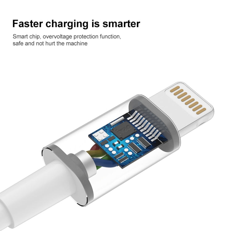 IVON CA93 20W PD USB-C / Type-C to 8 Pin TPE Fast Charging Data Cable, Cable Length: 1m - 2 in 1 Cable by IVON | Online Shopping UK | buy2fix