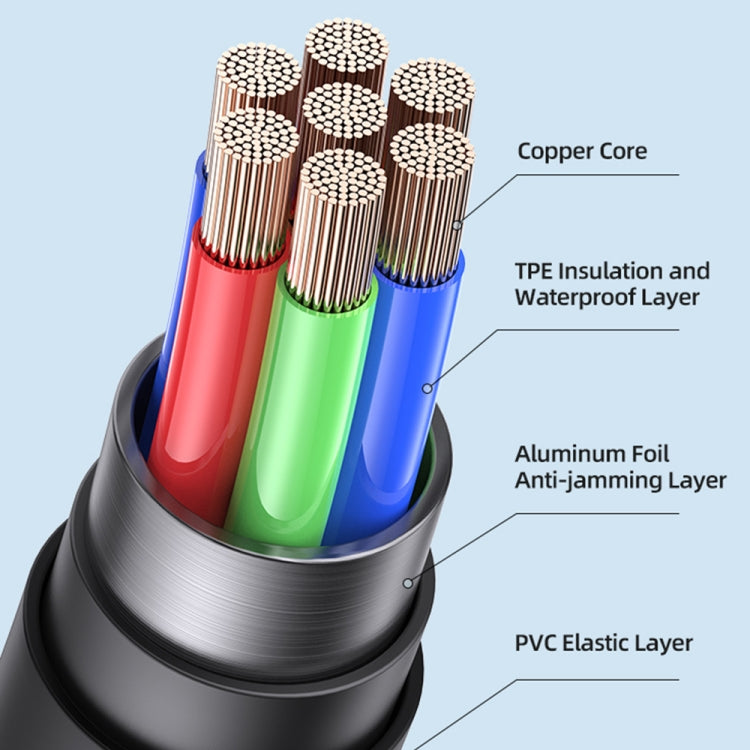 USAMS US-SJ596 Jelly Series USB to Type-C Two-Color Data Cable, Cable Length: 1m(Blue) -  by USAMS | Online Shopping UK | buy2fix