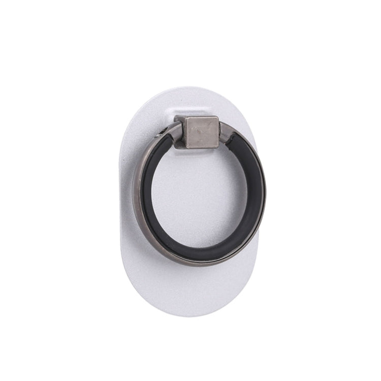 Universal Phone Adhesive Metal Plate 360 Degree Rotation Stand Finger Grip Ring Holder(Silver) - Ring Holder by buy2fix | Online Shopping UK | buy2fix