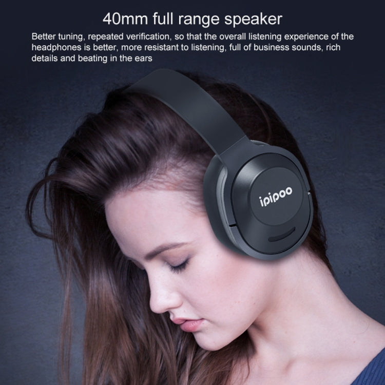 ipipoo EP-3 Bluetooth V4.2 Foldable Wireless Stereo Earphone - Headset & Headphone by ipipoo | Online Shopping UK | buy2fix