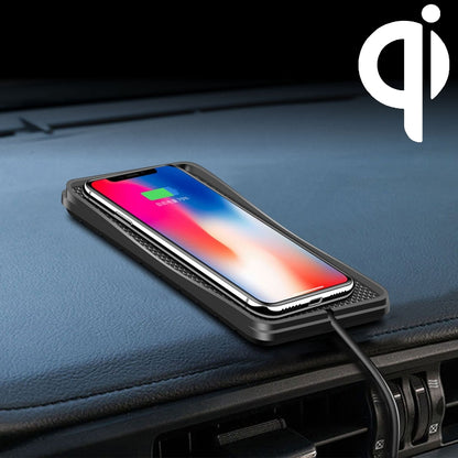 C3 QI Standard Vehicle Anti-skid Wireless Fast Charging Charger - Apple Accessories by buy2fix | Online Shopping UK | buy2fix