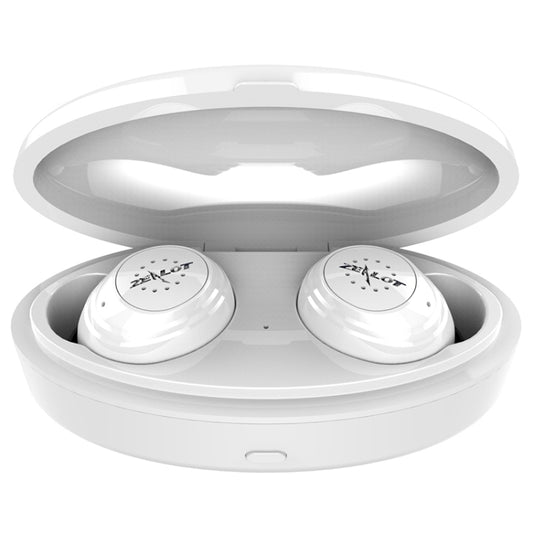 ZEALOT H19 TWS Bluetooth 5.0 Touch Wireless Bluetooth Earphone with Magnetic Charging Box, Support HD Call & Bluetooth Automatic Connection(White) - TWS Earphone by ZEALOT | Online Shopping UK | buy2fix