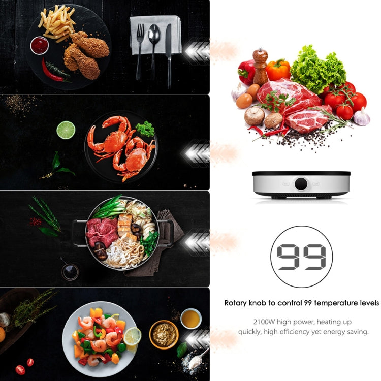 Original Xiaomi Mijia 2100W OLED Screen Induction Cooker 2 NFC Connection App Control, US Plug - Induction Cookers by Xiaomi | Online Shopping UK | buy2fix