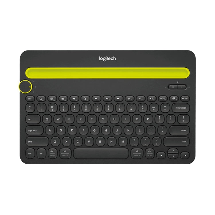 Logitech K480 Multi-device Bluetooth 3.0 Wireless Bluetooth Keyboard with Stand (Black) - Wireless Keyboard by Logitech | Online Shopping UK | buy2fix