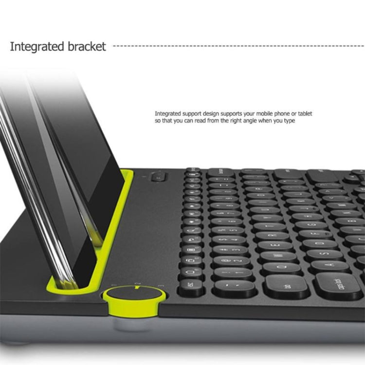 Logitech K480 Multi-device Bluetooth 3.0 Wireless Bluetooth Keyboard with Stand (White) - Computer & Networking by Logitech | Online Shopping UK | buy2fix