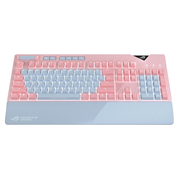 ASUS Strix Flare Pink LTD RGB Backlight Wired Gaming Keyboard with Detachable Wrist Rest (Mechanical Brown Switch) - Wired Keyboard by ASUS | Online Shopping UK | buy2fix