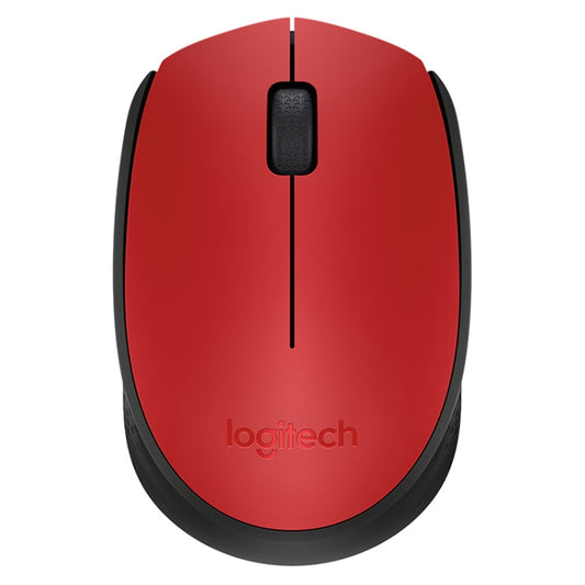 Logitech M170 1000DPI USB Wireless Mouse with 2.4G Receiver (Red) - Wireless Mice by Logitech | Online Shopping UK | buy2fix