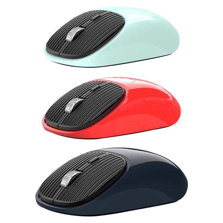 MKESPN SXS-5600 Type-C Rechargeable 2.4G Wireless Mouse(Cyan) - Wireless Mice by MKESPN | Online Shopping UK | buy2fix