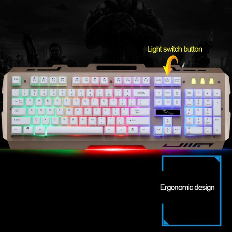 Chasing Leopard G700 USB RGB Backlight Wired Optical Gaming Mouse and Keyboard Set, Keyboard Cable Length: 1.35m, Mouse Cable Length: 1.3m(Black) - Computer & Networking by Chasing Leopard | Online Shopping UK | buy2fix