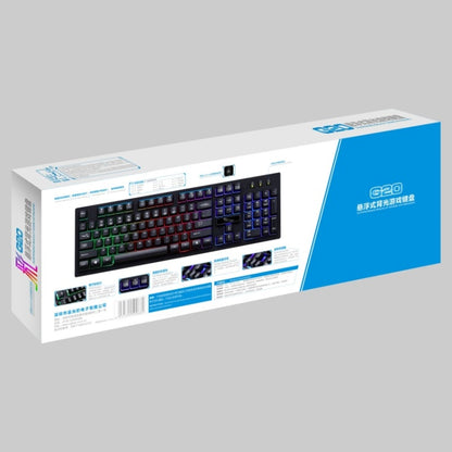 ZGB G20 104 Keys USB Wired Mechanical Feel Glowing Computer Keyboard Gaming Keyboard(Black) - Wired Keyboard by buy2fix | Online Shopping UK | buy2fix