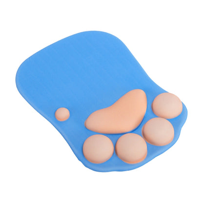 MONTIAN Cat Claw Shape Slow Soft Bracer Non-slip Silicone Mouse Pad (Blue) - Mouse Pads by REMAX | Online Shopping UK | buy2fix