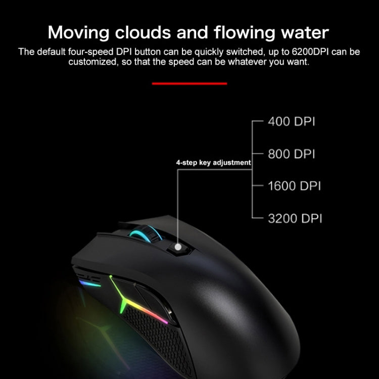 Lenovo HEADSHOT Gaming Engine Game Wired Mouse (Black) - Wired Mice by Lenovo | Online Shopping UK | buy2fix