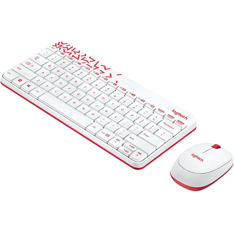 Logitech MK240 Nano Wireless Keyboard and Mouse Set (White) - Wireless Keyboard by Logitech | Online Shopping UK | buy2fix