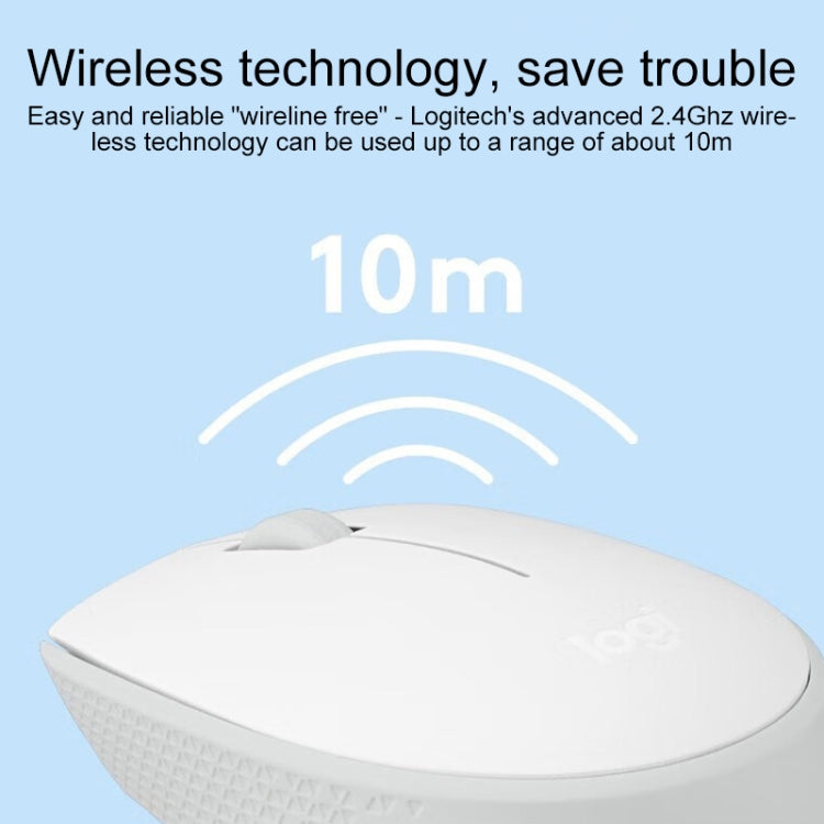 Logitech M172 1000DPI 2.4GHz Wireless Mouse (White) -  by Logitech | Online Shopping UK | buy2fix