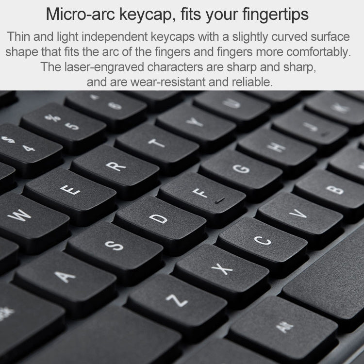 Original Xiaomi 2.4GHz Wireless Keyboard + Mouse Set for Notebook Desktop Laptop(Black) - Wireless Keyboard by Xiaomi | Online Shopping UK | buy2fix