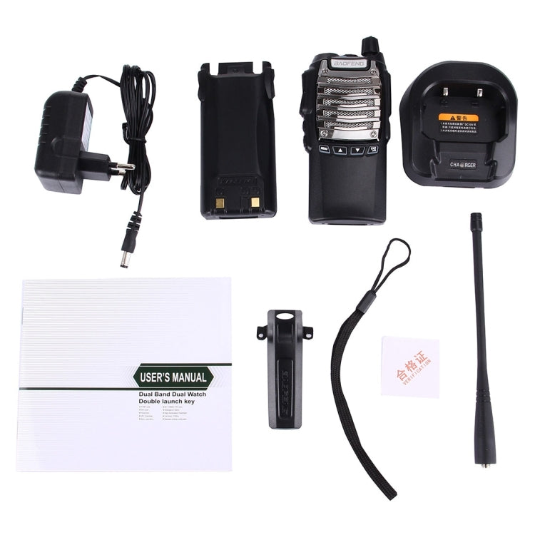 BAOFENG UV-8D Professional Dual Band Dual PTT Key Two-way Radio Walkie Talkie FM Transmitter - Handheld Walkie Talkie by BAOFENG | Online Shopping UK | buy2fix