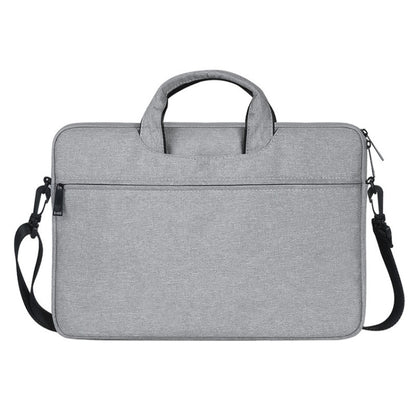 ST01S Waterproof Oxford Cloth Hidden Portable Strap One-shoulder Handbag for 15.6 inch Laptops(Light Grey) - Computer & Networking by buy2fix | Online Shopping UK | buy2fix