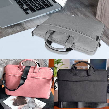 ST01S Waterproof Oxford Cloth Hidden Portable Strap One-shoulder Handbag for 15.6 inch Laptops(Light Grey) - Computer & Networking by buy2fix | Online Shopping UK | buy2fix