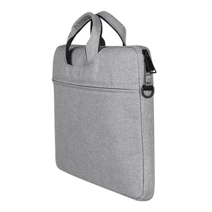 ST01S Waterproof Oxford Cloth Hidden Portable Strap One-shoulder Handbag for 15.6 inch Laptops(Light Grey) - Computer & Networking by buy2fix | Online Shopping UK | buy2fix