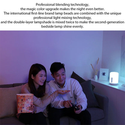 Original Xiaomi Mijia Bedside Lamp 2 LED Night Light Touch & Smart App Control - Night Lights by Xiaomi | Online Shopping UK | buy2fix