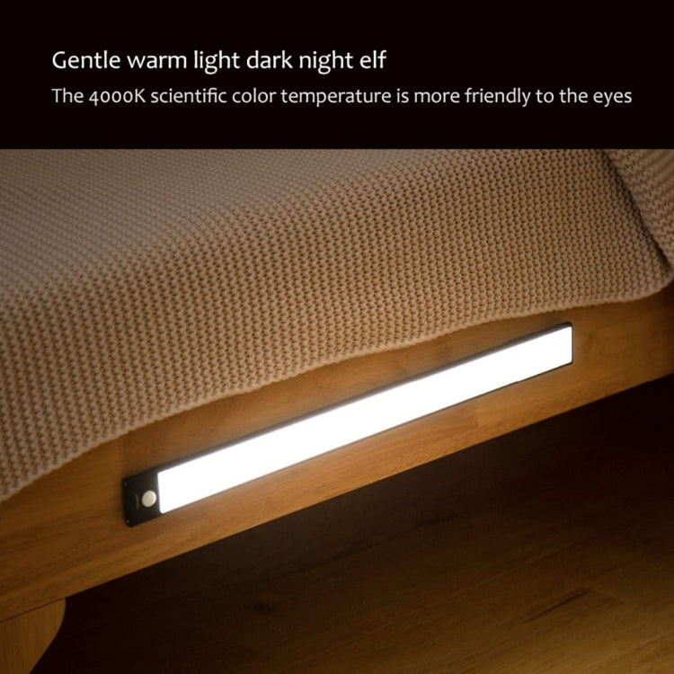 20cm Original Xiaomi Youpin YEELIGHT LED Smart Human Motion Sensor Light Bar Rechargeable Wardrobe Cabinet Corridor Wall Lamps(Black) - Celling Lights & Chandeliers by Xiaomi | Online Shopping UK | buy2fix