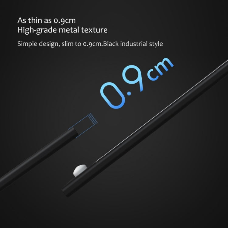 20cm Original Xiaomi Youpin YEELIGHT LED Smart Human Motion Sensor Light Bar Rechargeable Wardrobe Cabinet Corridor Wall Lamps(Black) - Celling Lights & Chandeliers by Xiaomi | Online Shopping UK | buy2fix