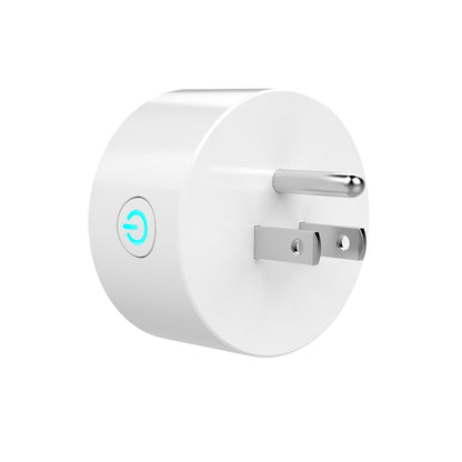 10A Round Shape WiFi Mini Plug APP Remote Control Timing Smart Socket Works with Alexa & Google Home, AC 100-240V, US Plug - Smart Socket by buy2fix | Online Shopping UK | buy2fix