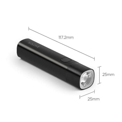 Original Xiaomi Youpin SOLOVE LED Flashlight 3000mAh USB Multi-function Portable Lighting(Black) - LED Light by Xiaomi | Online Shopping UK | buy2fix