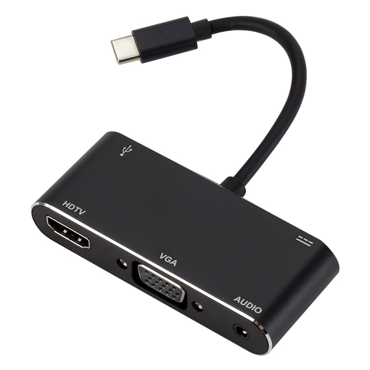 USB-C / Type-C to HDMI /VGA /USB 3.0 /PD Converter -  by buy2fix | Online Shopping UK | buy2fix