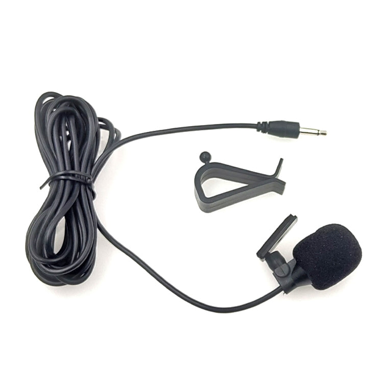 ZJ015MR Mono 3.5mm Straight Plug Car Navigation DVD External Paste Microphone, Length: 3m - Consumer Electronics by buy2fix | Online Shopping UK | buy2fix