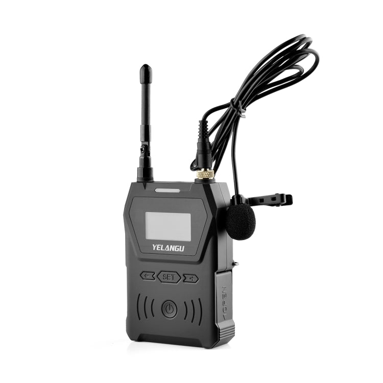 YELANGU YLG9929C MX4 Dual-Channel 100CH UHF Wireless Microphone System with Transmitter and Receiver for DSLR Cameras and Video Cameras(Black) - Consumer Electronics by YELANGU | Online Shopping UK | buy2fix