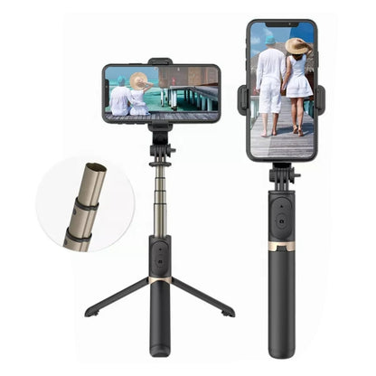Q03 Bluetooth Remote Control Tripod Selfie Stick Phone Holder (White) - Consumer Electronics by buy2fix | Online Shopping UK | buy2fix