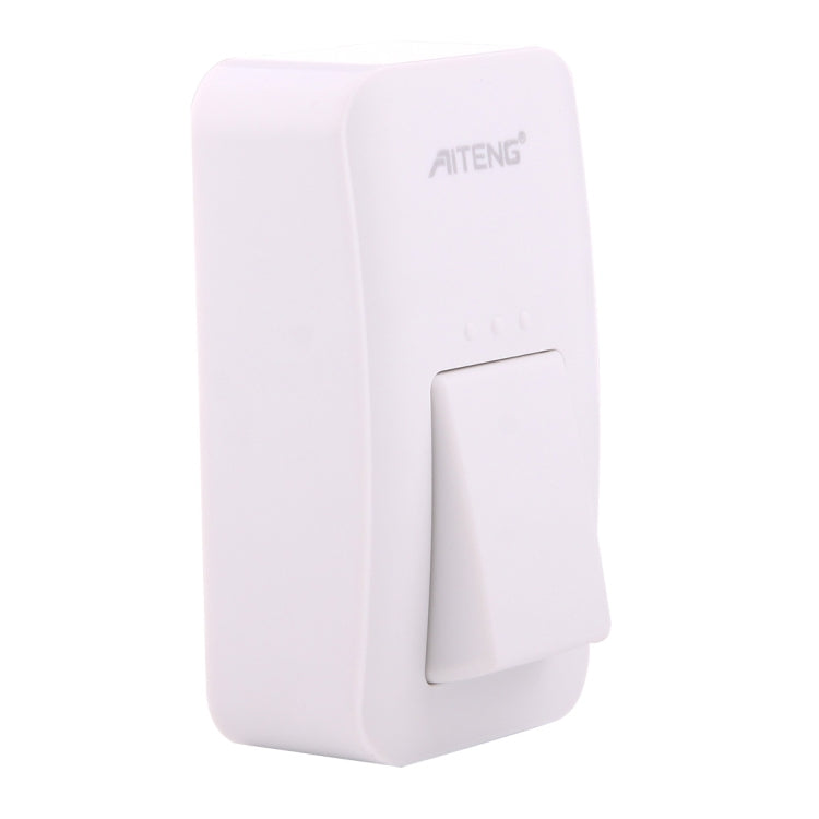 AITENG V017G Life Waterproof Battery-Free Wireless Doorbell, 1 Receiver + 1 x Transmitter, Receiver Distance: 130m, US Plug - Wireless Doorbell by AITENG | Online Shopping UK | buy2fix