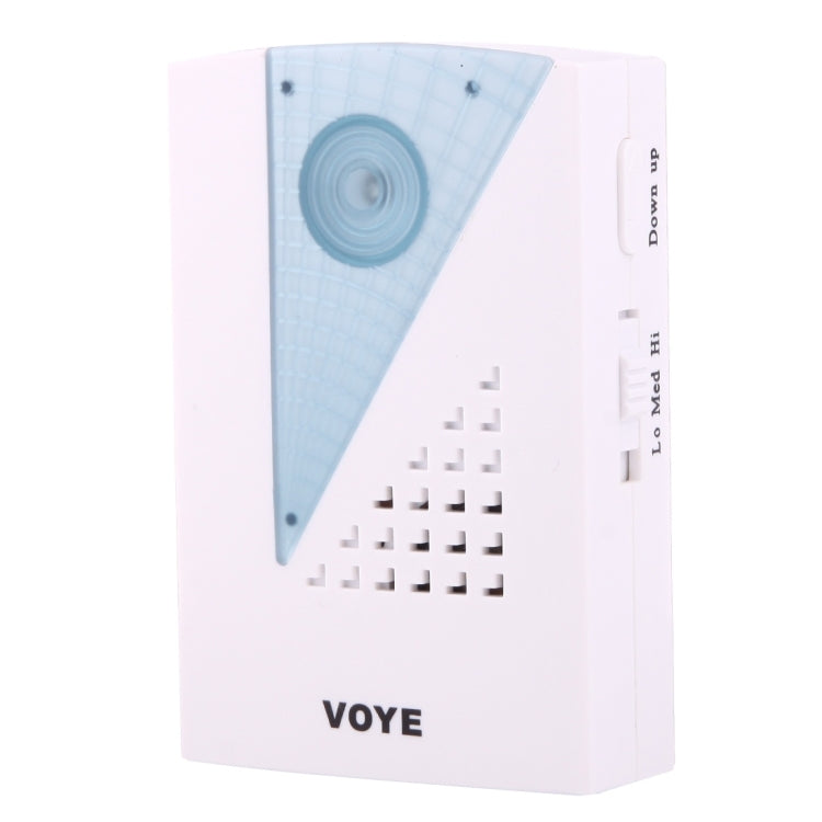 VOYE V001A2 Wireless Smart Music LED Home Doorbell with Dual Receiver, Remote Control Distance: 120m (Open Air) - Security by VOYE | Online Shopping UK | buy2fix