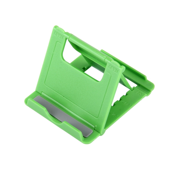 Universal Foldable Mini Phone Holder Stand, Size: 8.3 x 7.1 x 0.7 cm, For iPhone, Samsung, Huawei, Xiaomi, HTC and Other Smartphone, Tablets(Green) - Desktop Holder by buy2fix | Online Shopping UK | buy2fix