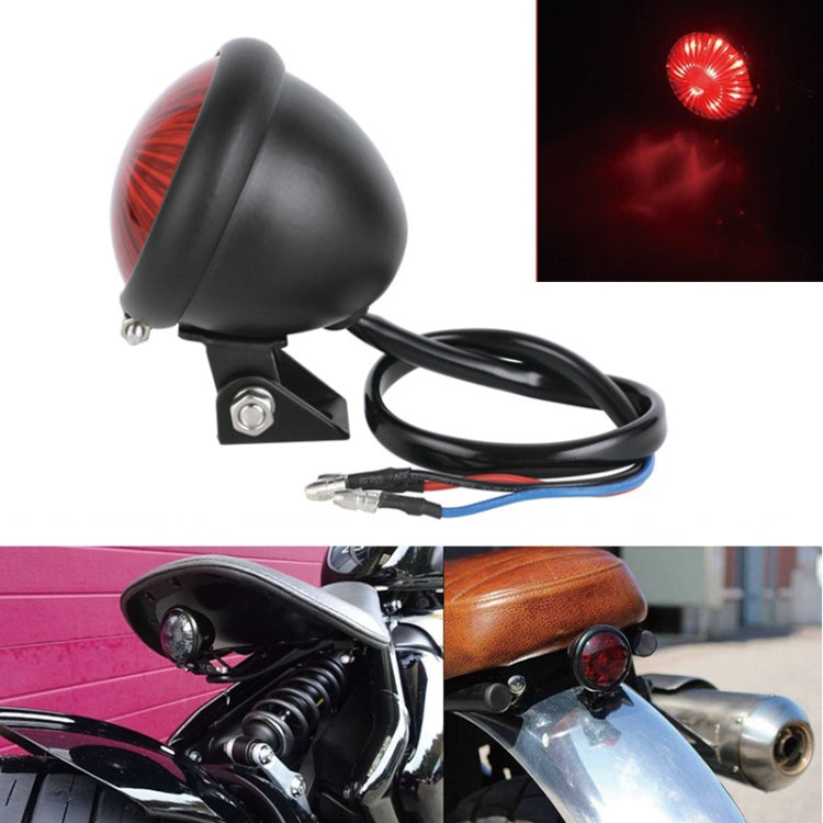 Speedpark 12V Motorcycle Modified Tail Light Brake Light for Harley(Black) - Signal Lights by Speedpark | Online Shopping UK | buy2fix